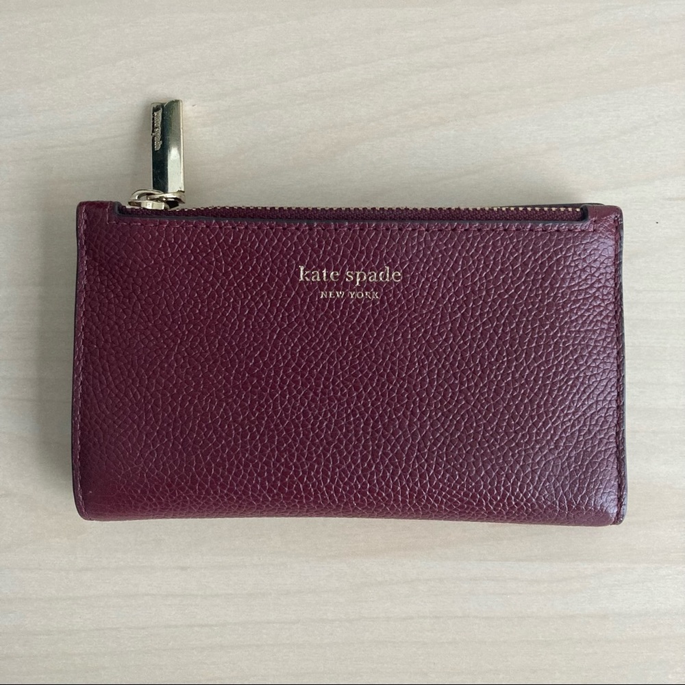 Burgundy Kate Spade Bifold Wallet